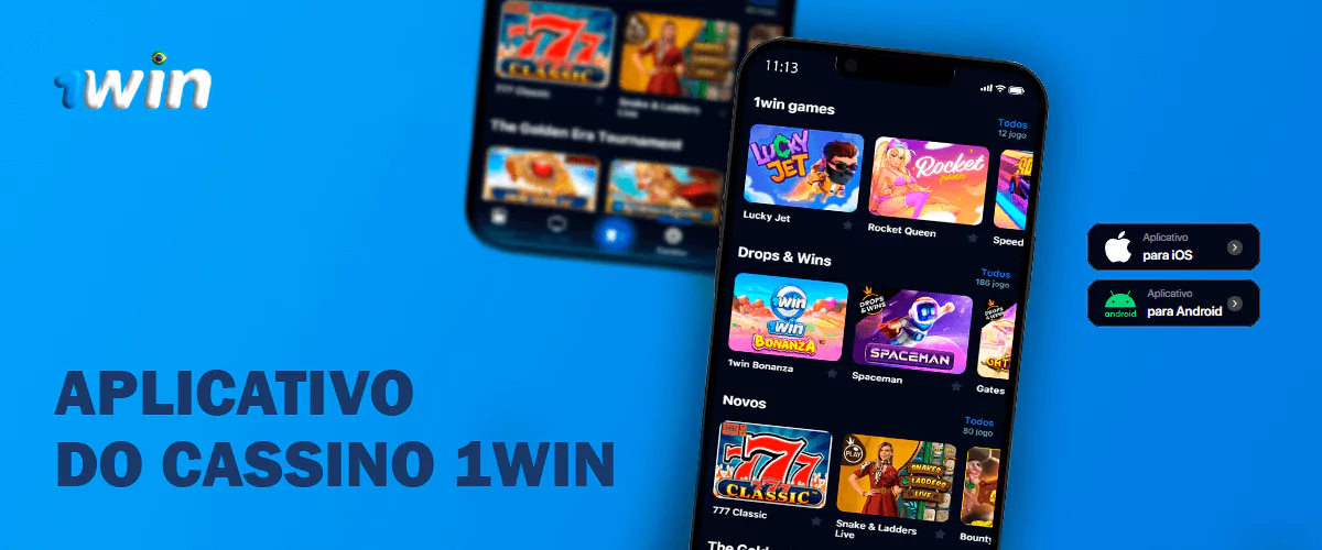 Aplicativo móvel do Cassino 1Win