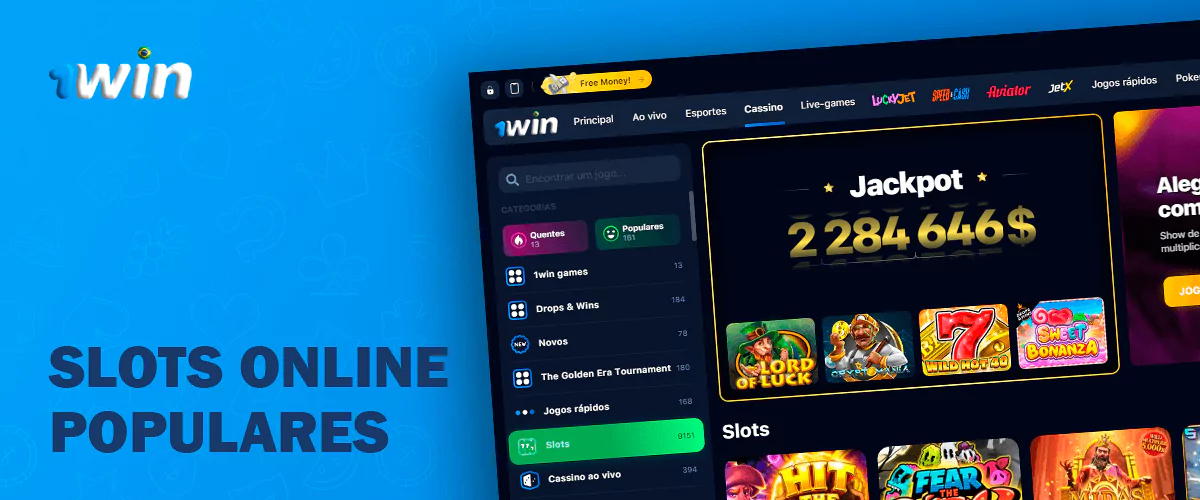 Slots populares no 1WIN Casino