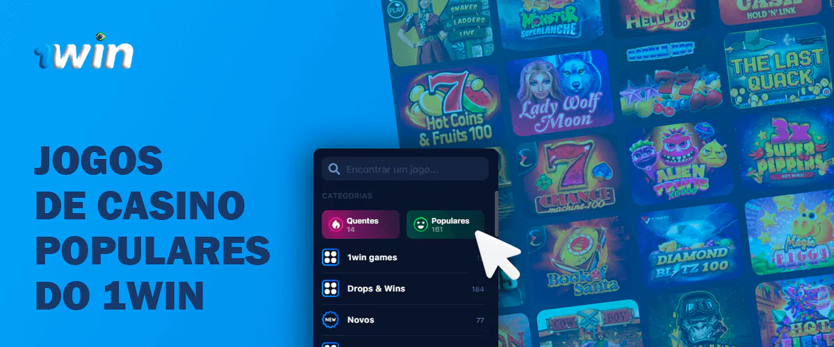 Jogos de cassino populares no 1Win